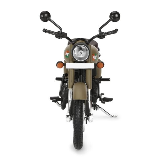 Maisto Royal Enfield Classic 350 Stormrider Sand 1:12 Scale Down Model - Image 6