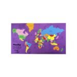 Mapology World Map Puzzle – Country Shaped Pieces, Educational Toy for Kids (100 Largest Countries, 68 Pcs) - Image 2