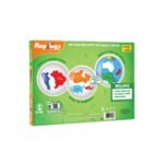 Mapology World Map Puzzle – Country Shaped Pieces, Educational Toy for Kids (100 Largest Countries, 68 Pcs) - Image 3