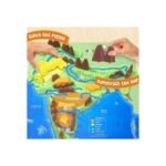 Mapology Physical Features of India Puzzle – Educational Geography Toy for Kids (Learn Mountains, Rivers, Plateaus & More)” - Image 2