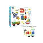 Fixi Puzzle Vehicles – Build 20+ Vehicle Models with 4 Shapes | Creative Puzzle Set for Kids