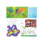 Mapology World with Flags & Capitals – Fun Educational Geography Puzzle for Kids (78 Country-Shaped Pieces) - Image 6