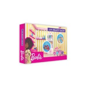 Barbie Beauty Salon Kit for Kids | 2 in 1 Makeup & Nail Play Set by ratnas