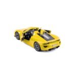 Bburago Porsche 918 Spyder 1:24 Scale Diecast Car – Collectible Model with Detailed Interiors & Opening Doors - Image 2