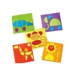 Make With Shapes Puzzle – Montessori Learning Kit -Vehicles, Animals & Food Themes-(Assorted Pack) - Image 6