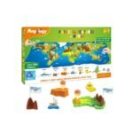 Mapology Physical Features of World – 3D Educational Puzzle for Kids to Learn Geography