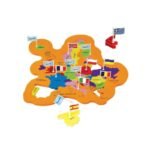 Mapology World with Flags & Capitals – Fun Educational Geography Puzzle for Kids (78 Country-Shaped Pieces) - Image 3
